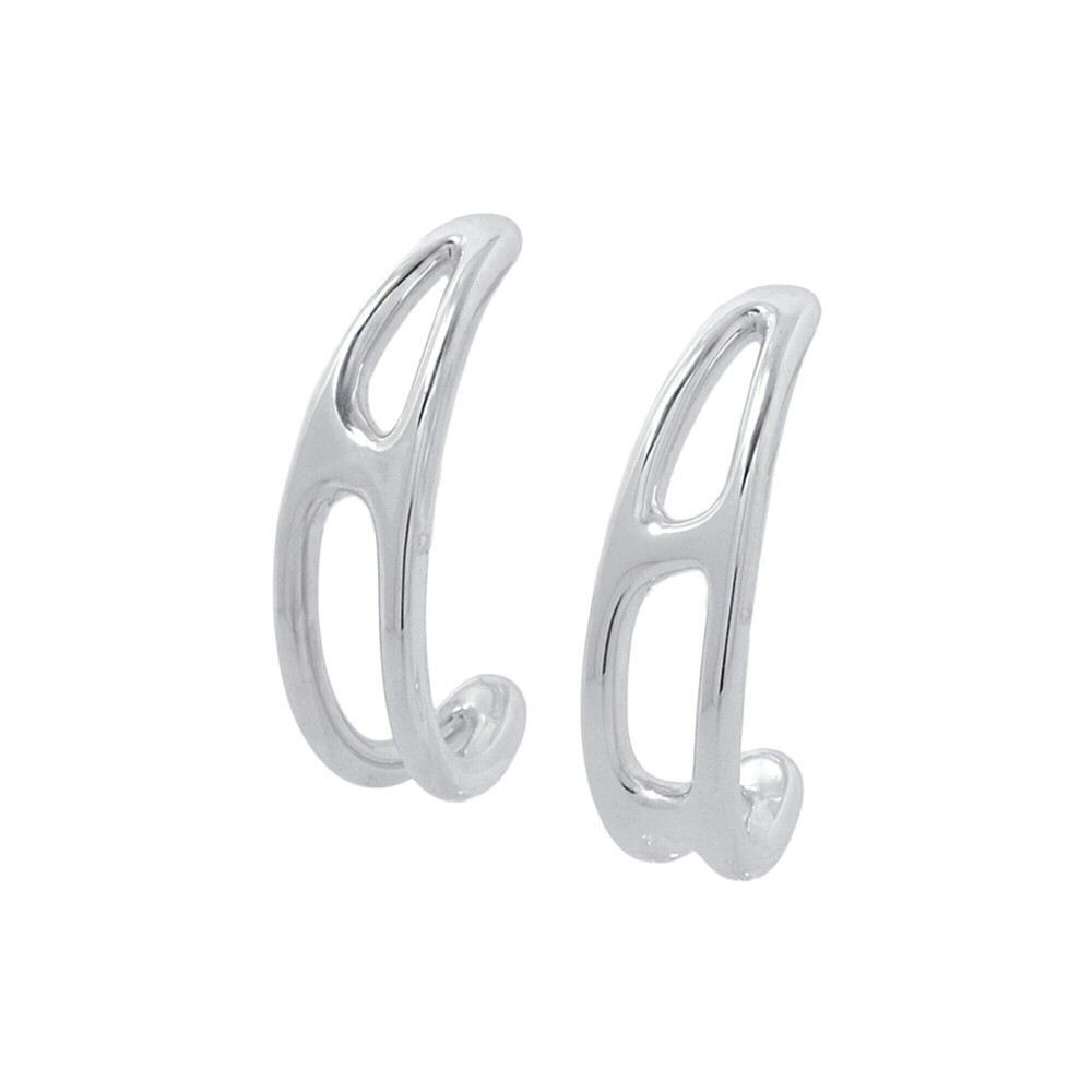 Hermes Chaine d'Ancre Punk Anchor Earrings, SV925 Silver.